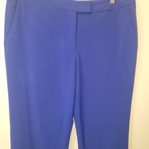 Chaus Women's Royal Blue Straight Leg Pants